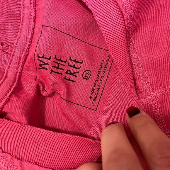 Free People Clover Top Rose Hypnotic size XS - Picture 5 of 6